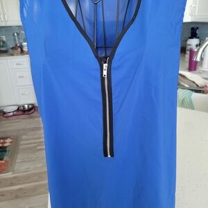 Covington Vibrant Blue Sleeveless Top